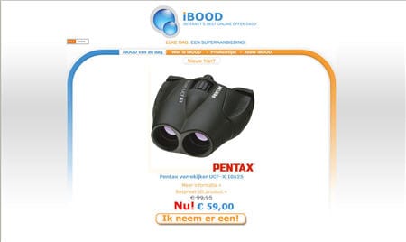 iBOOD biedt volgens eigen zeggen ‘elke dag een superaanbieding’