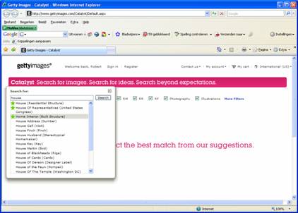 Catalyst Search for images