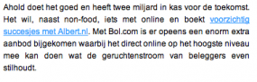 Overname Bol.com