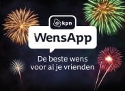 KPN WensApp: Plan alvast een originele nieuwjaarsgroet voor je vrienden