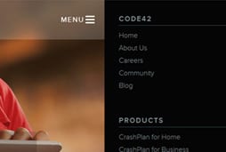 code42 menu