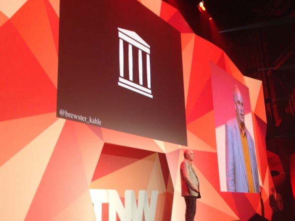 Brewster Kahle tijdens TNW