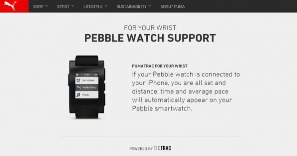 Puma probeert met haar fitness app voor de smartwatch een plek te veroveren in het digitale ecosysteem