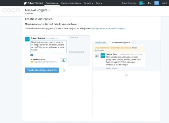 3. Advertentie opmaak