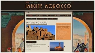 Blog van Imagine Morocco, ontwerp van 99designs' community