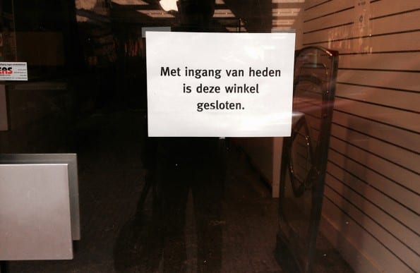 1 winkel leeg