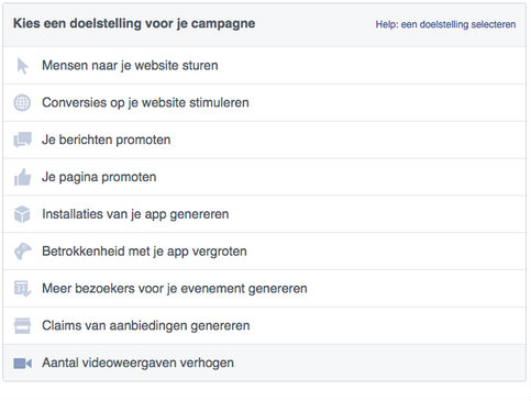 doelstelling kiezen