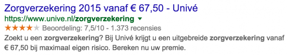 unive-zoekresultaat-google