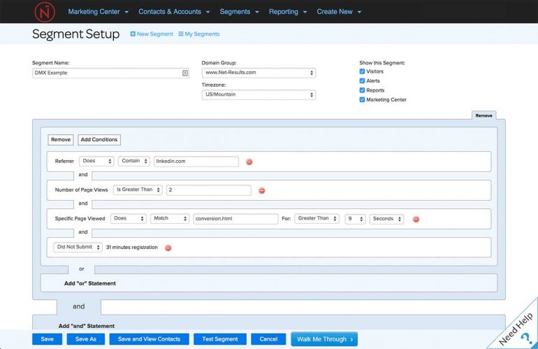marketing automation database segmentatie