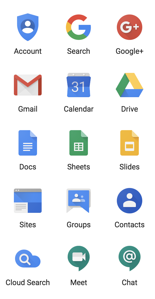 Voorbeeld G-suite
