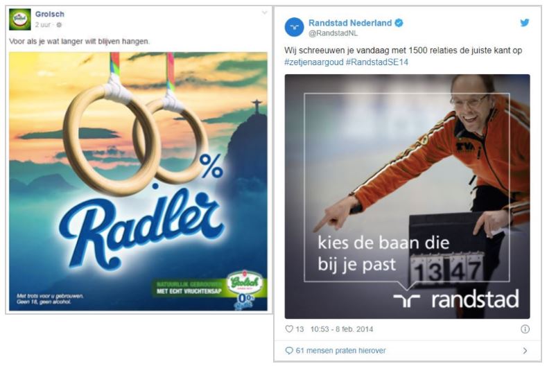 Voorbeelden van Twitter