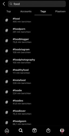 hashtag-finder algoritme