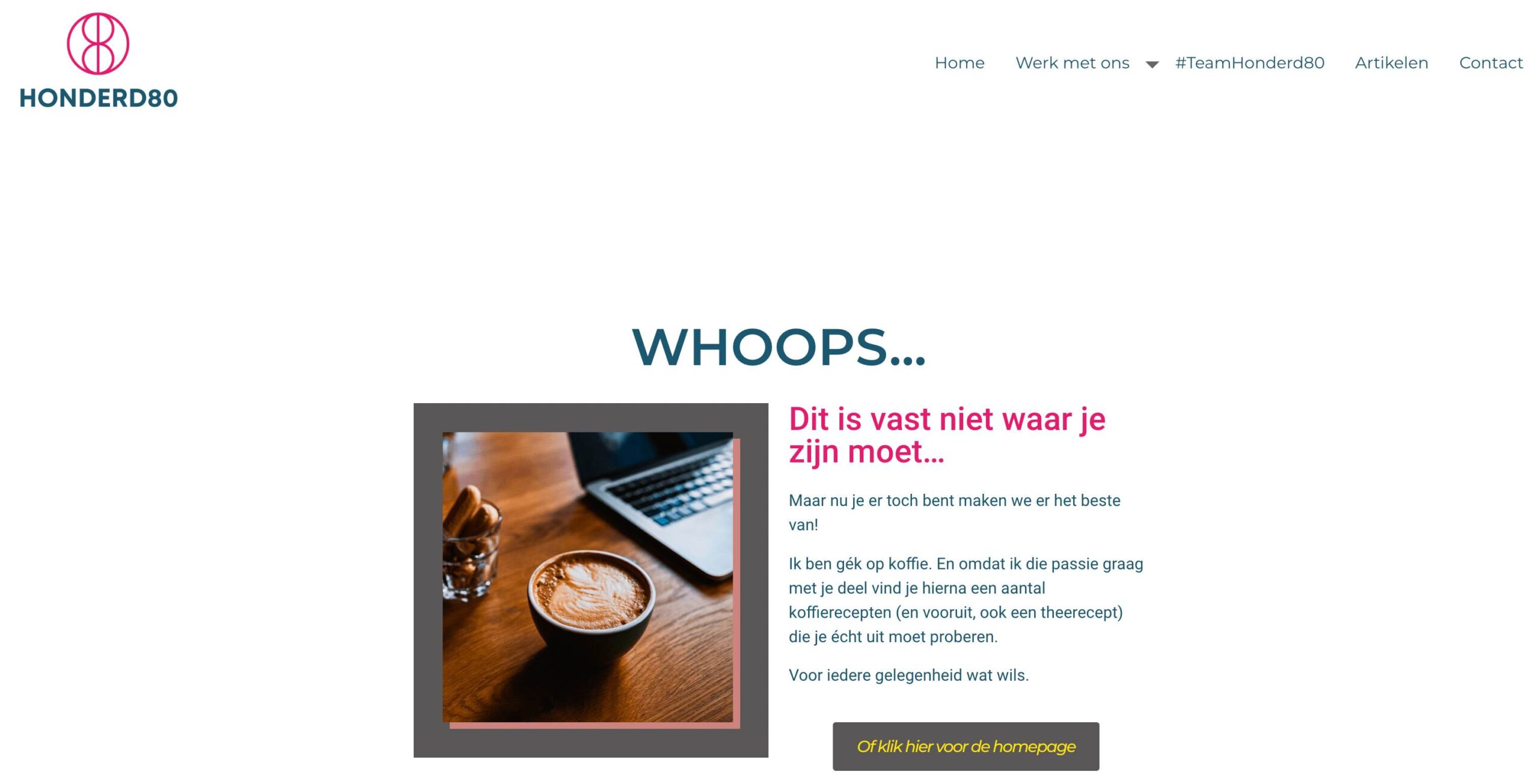 Screenshot van Honderd80.