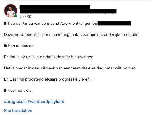 Employee Advocacy Voorbeeld 