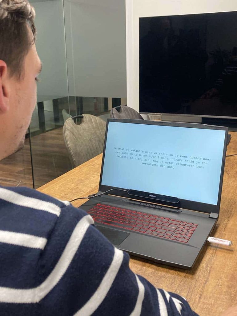 Conversie-optimalisatie user test