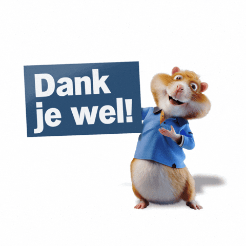 gifje bedankpagina Albert Heijn